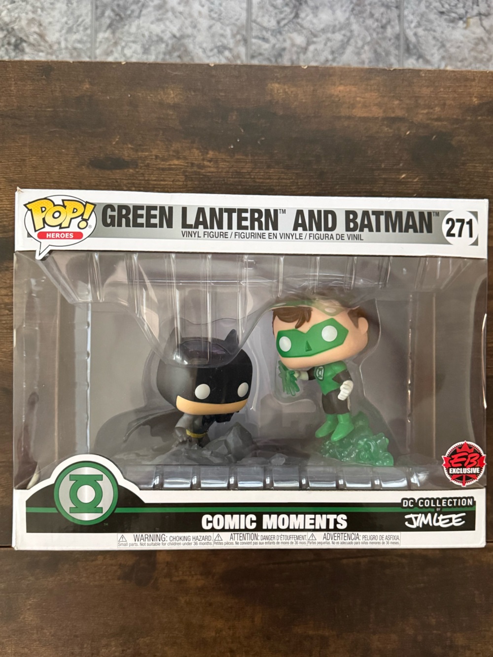 Funko Pop! Green Lantern & Batman Comic Moments Set - Green, Black